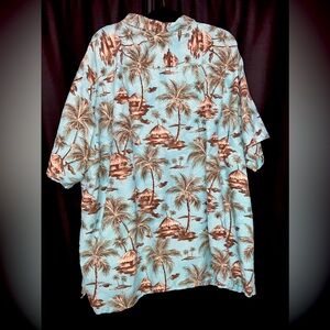 Caribbean Pure Silk Men's Shirt size 4X